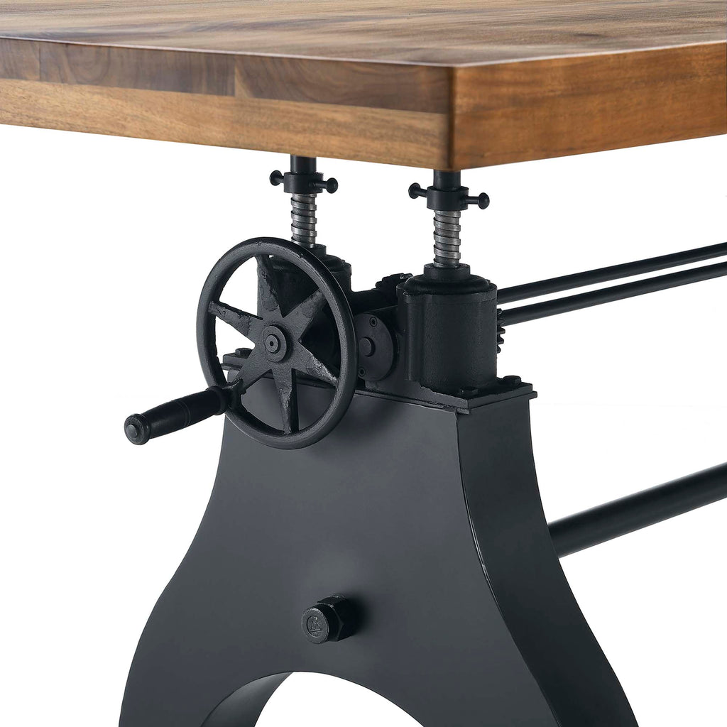 Genuine 96" Crank Adjustable Height Dining and Conference Table by Modway
