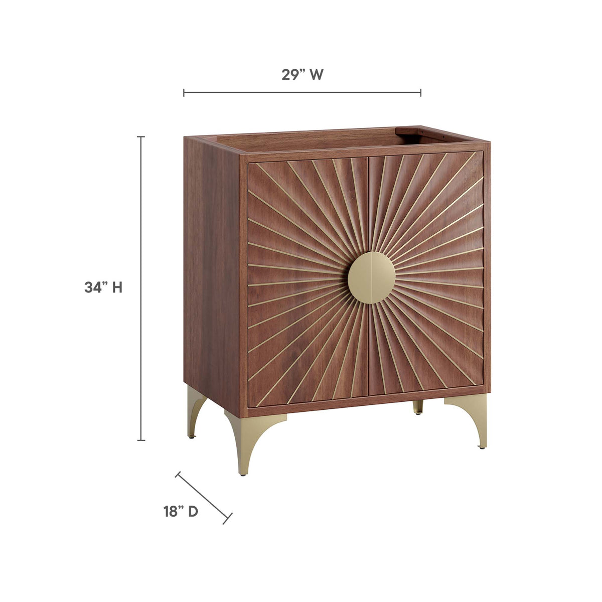 Daylight Bathroom Vanity Cabinet by Modway