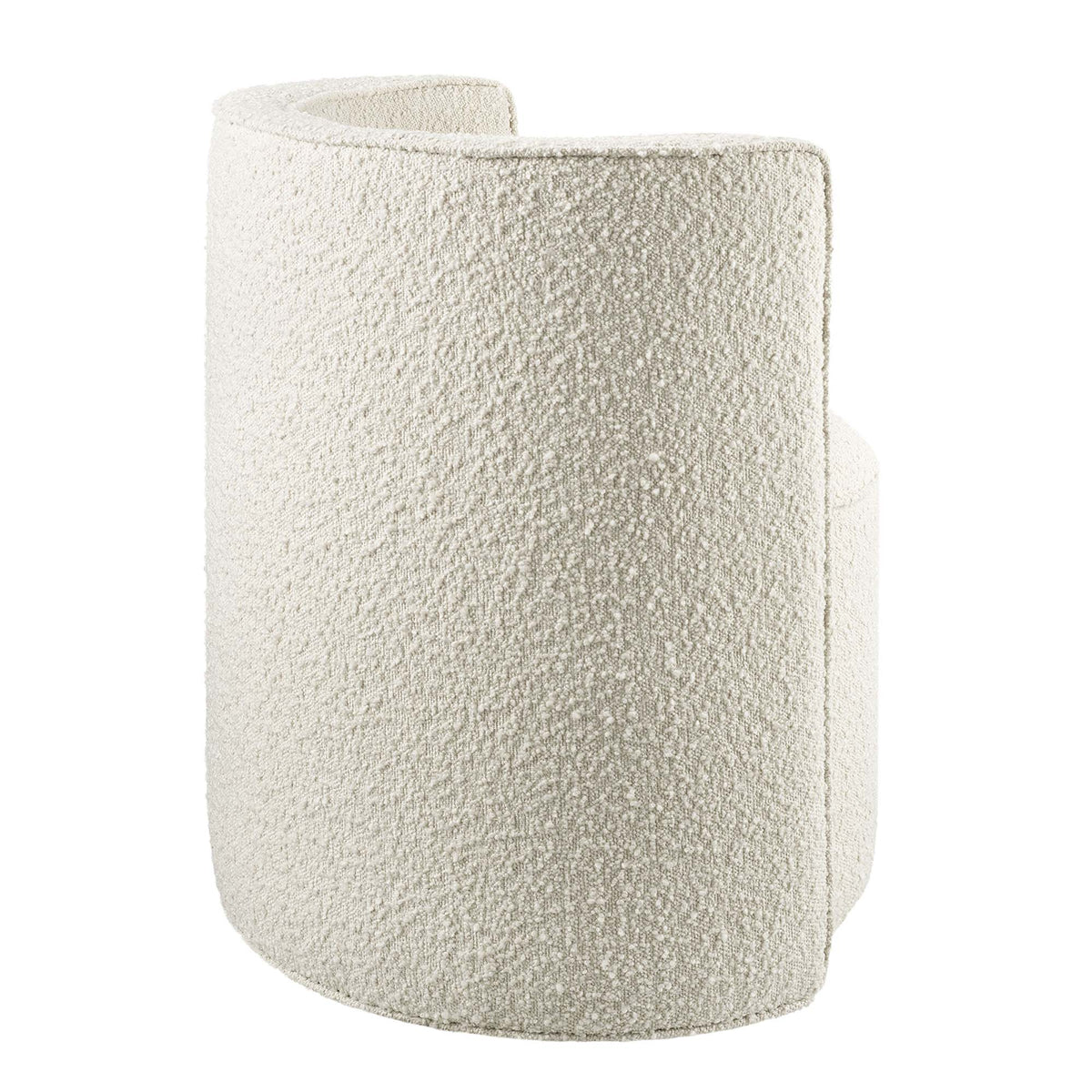 Della Boucle Fabric Swivel Chair by Modway