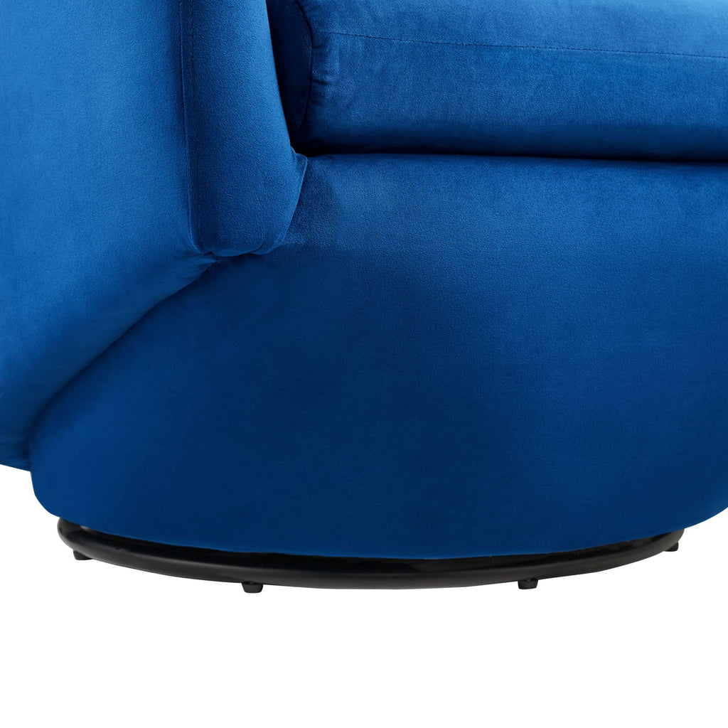 Series Performance Velvet Fabric Swivel Chair by Modway