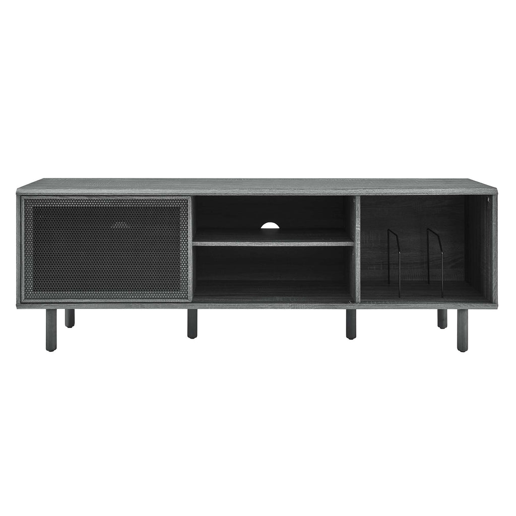 Kurtis 67" TV and Vinyl Record Stand by Modway