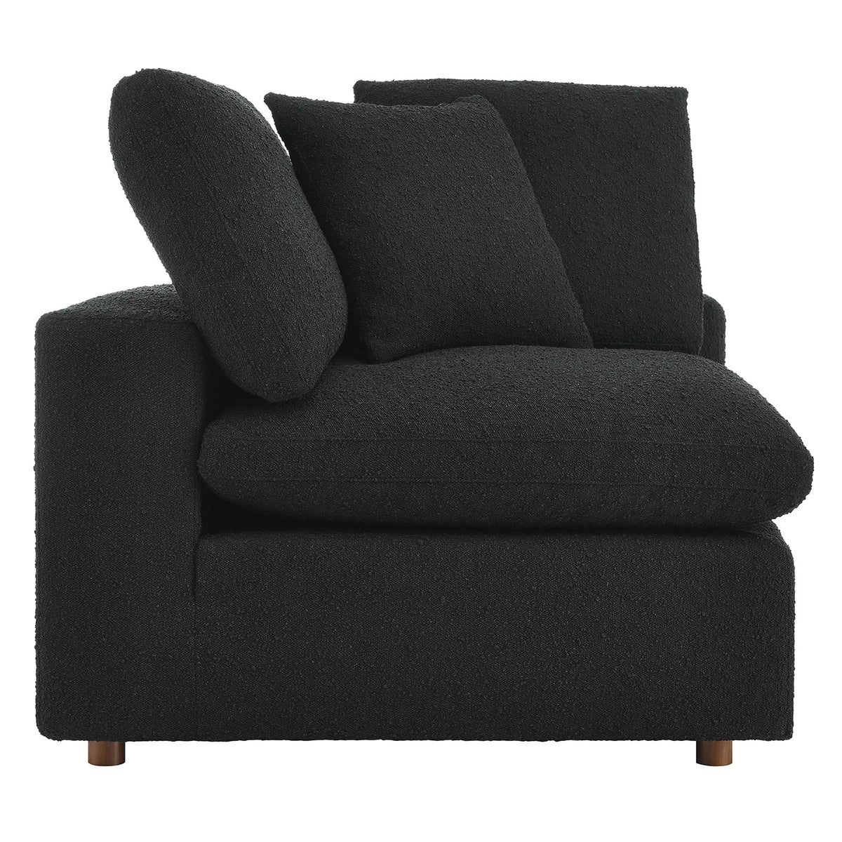 Commix Down Filled Overstuffed Boucle Fabric Corner Chair by Modway