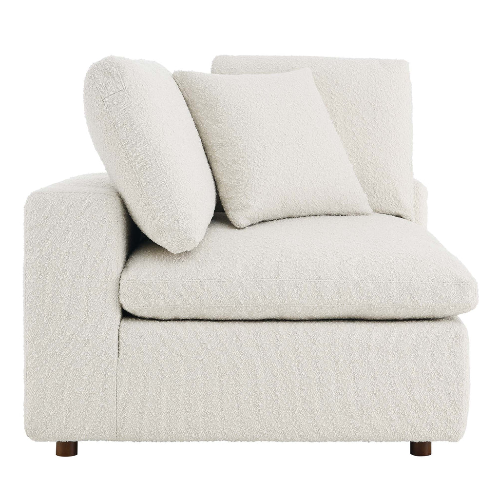 Commix Down Filled Overstuffed Boucle Fabric Corner Chair by Modway