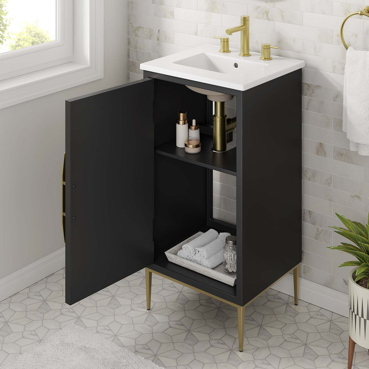 Awaken Bathroom Vanity by Modway