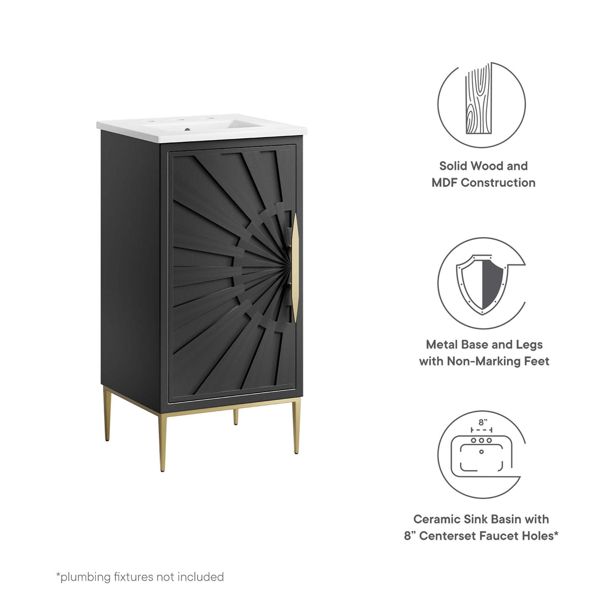 Awaken Bathroom Vanity by Modway