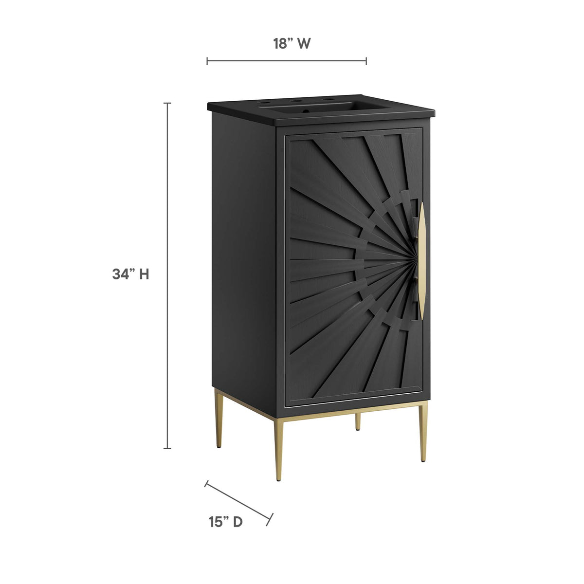 Awaken Bathroom Vanity by Modway