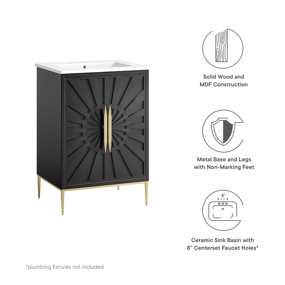 Awaken Bathroom Vanity by Modway