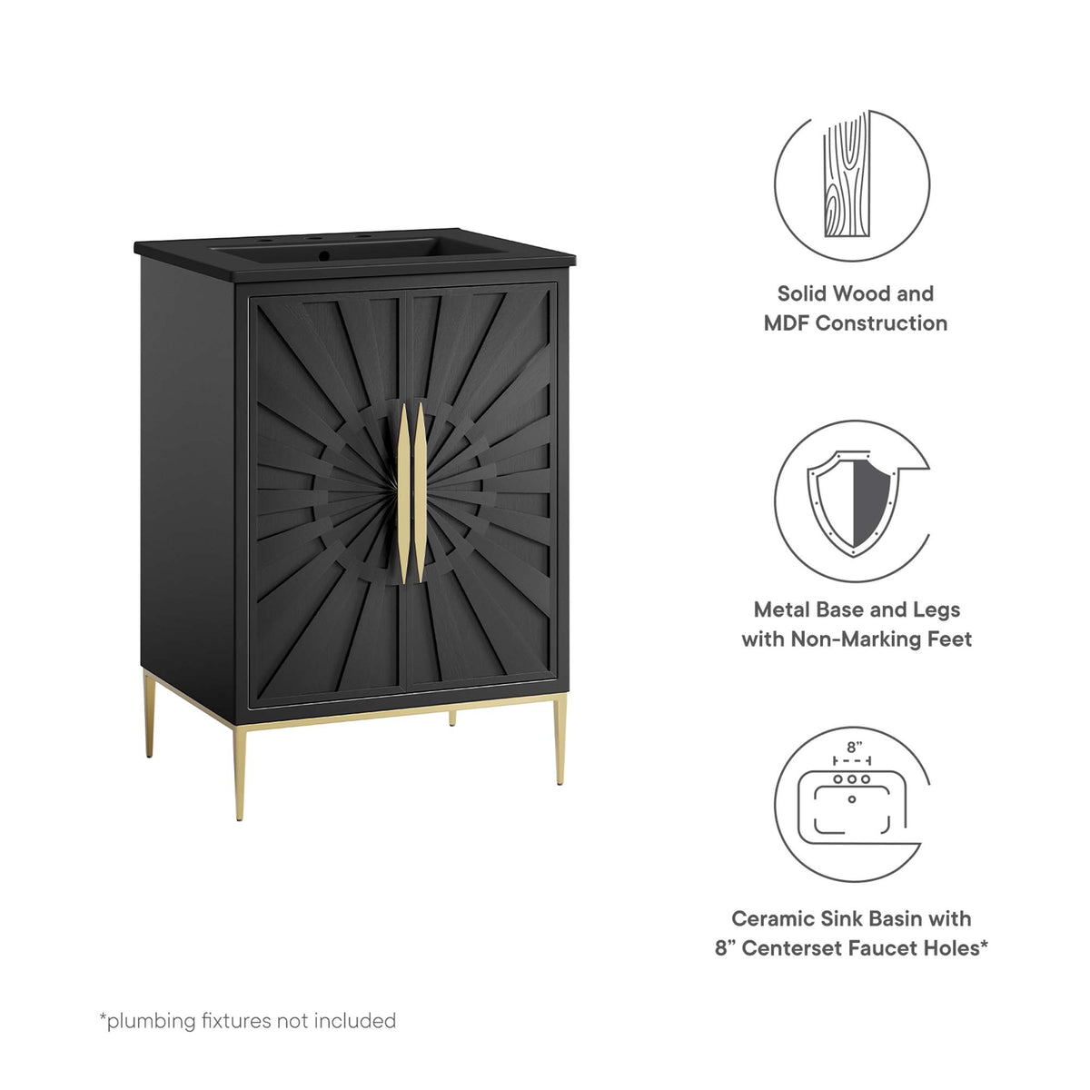Awaken Bathroom Vanity by Modway