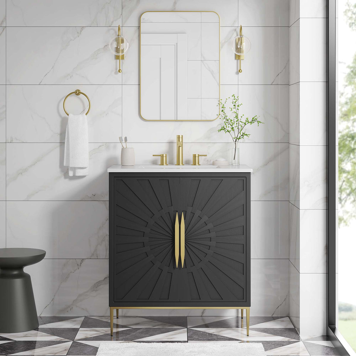 Awaken Bathroom Vanity by Modway