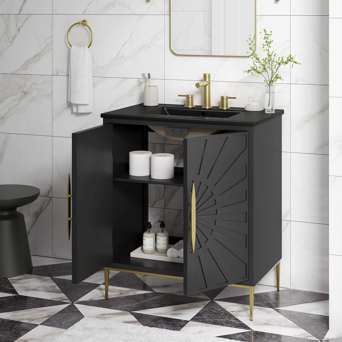 Awaken Bathroom Vanity by Modway