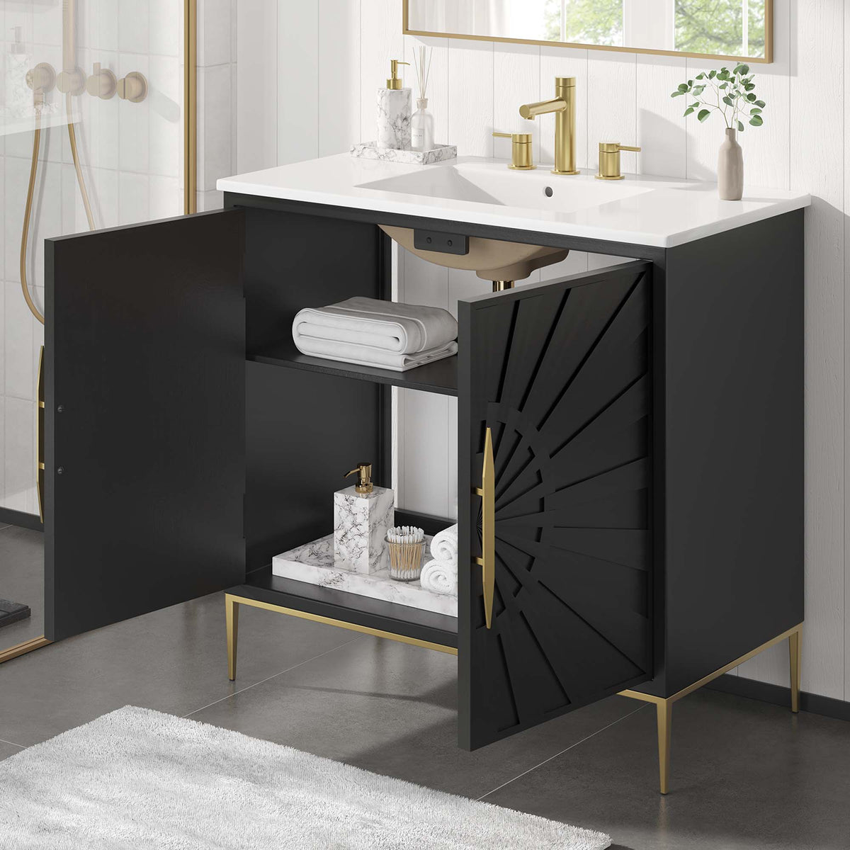 Awaken Bathroom Vanity by Modway