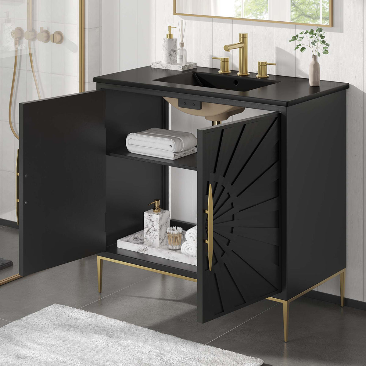 Awaken Bathroom Vanity by Modway