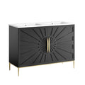 Awaken 48" Double Sink Bathroom Vanity by Modway