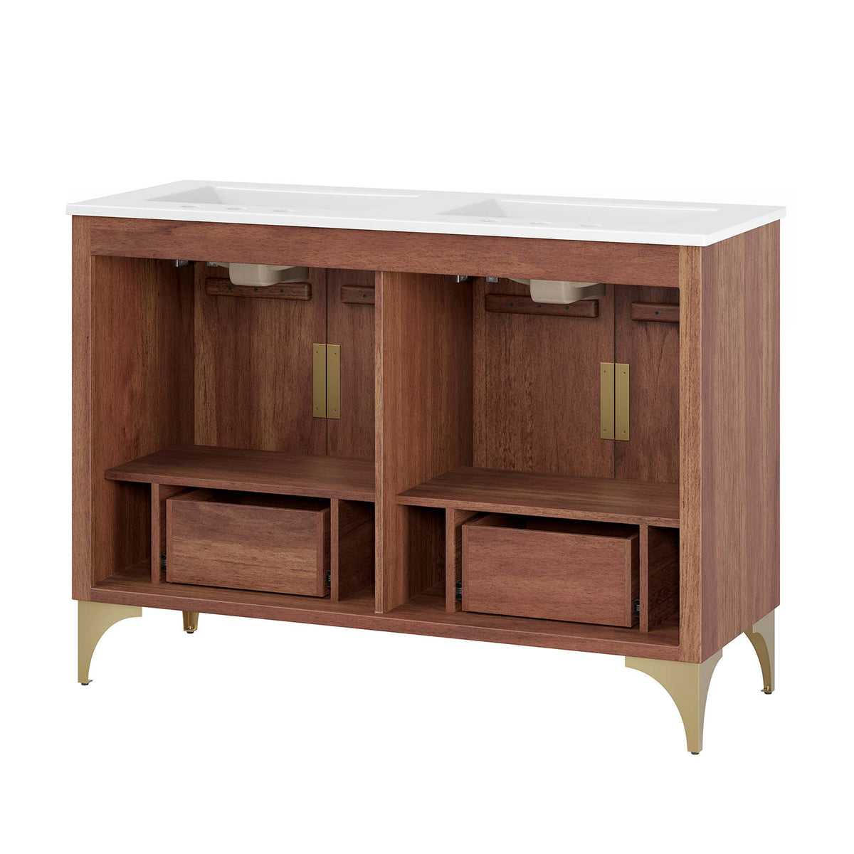 Daylight 48" Double Sink Bathroom Vanity by Modway
