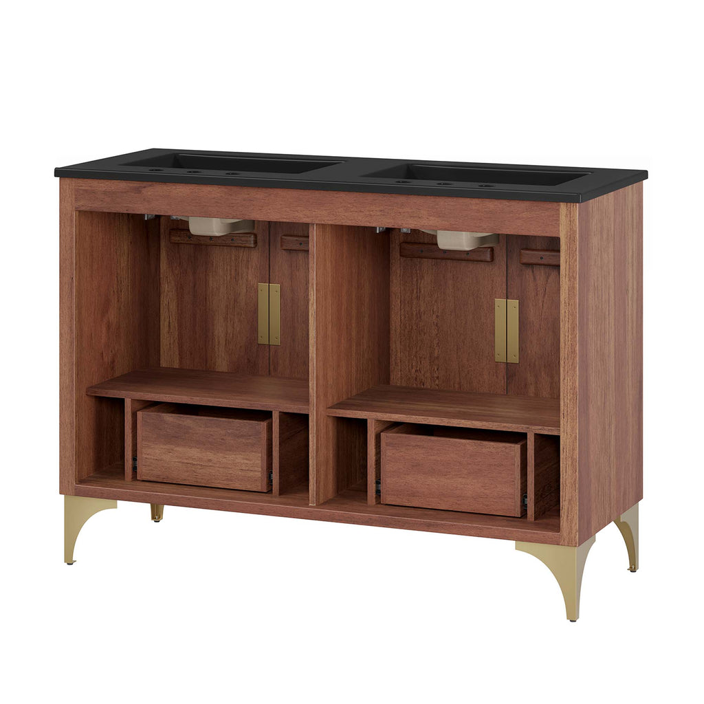 Daylight 48" Double Sink Bathroom Vanity by Modway