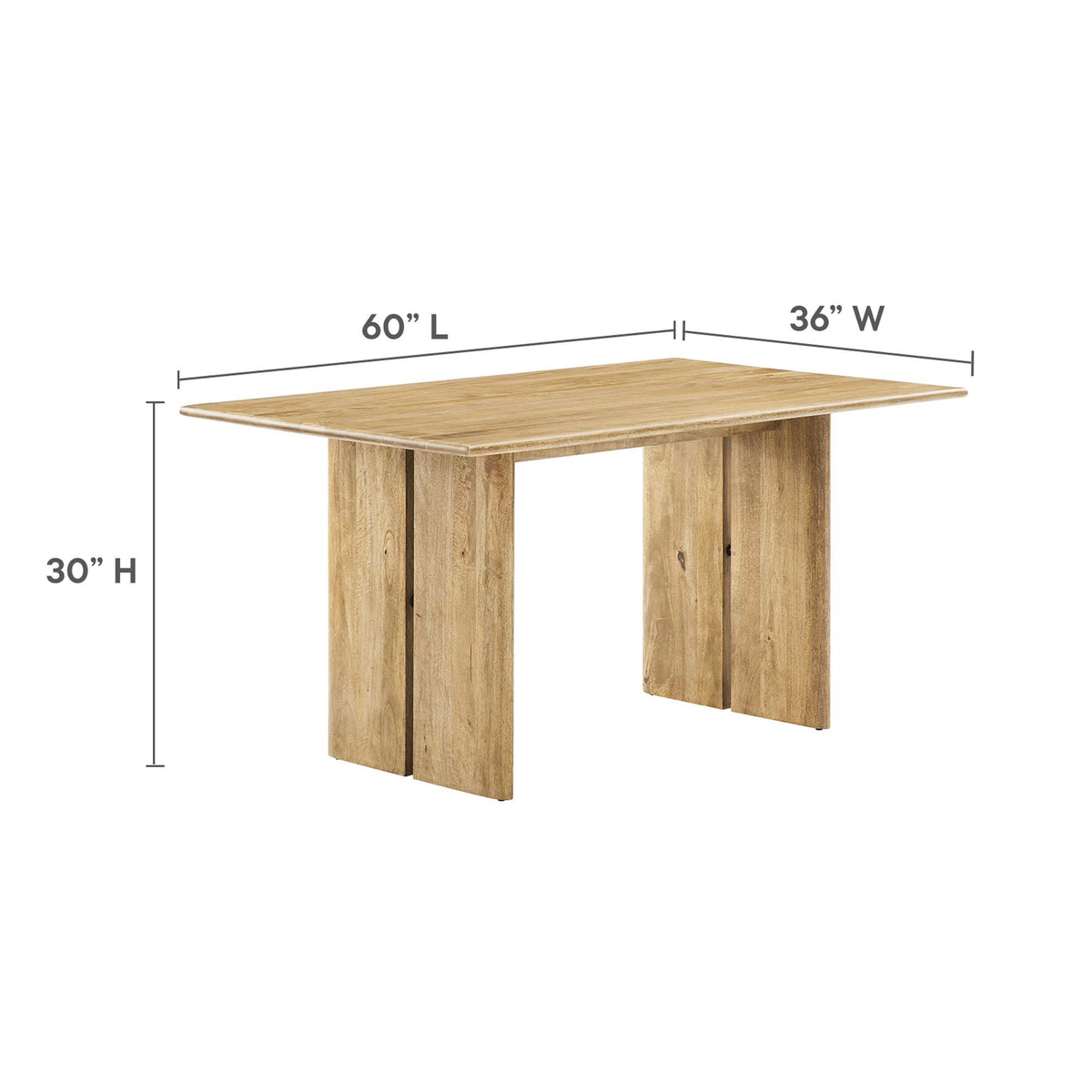 Amistad Wood Dining Table by Modway