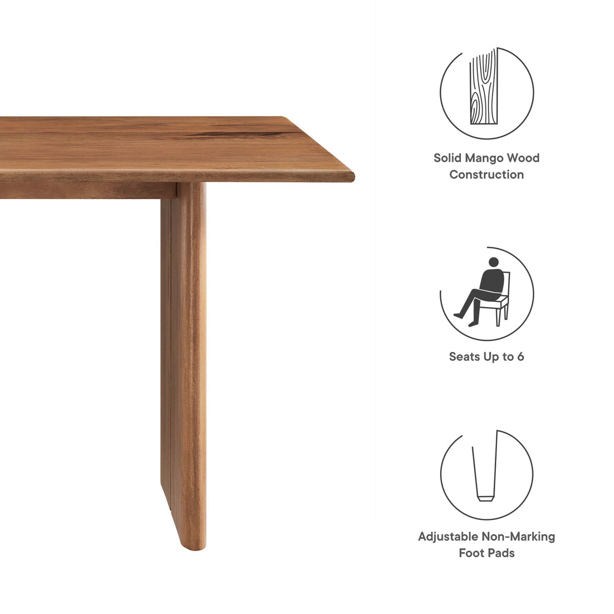 Amistad Wood Dining Table by Modway