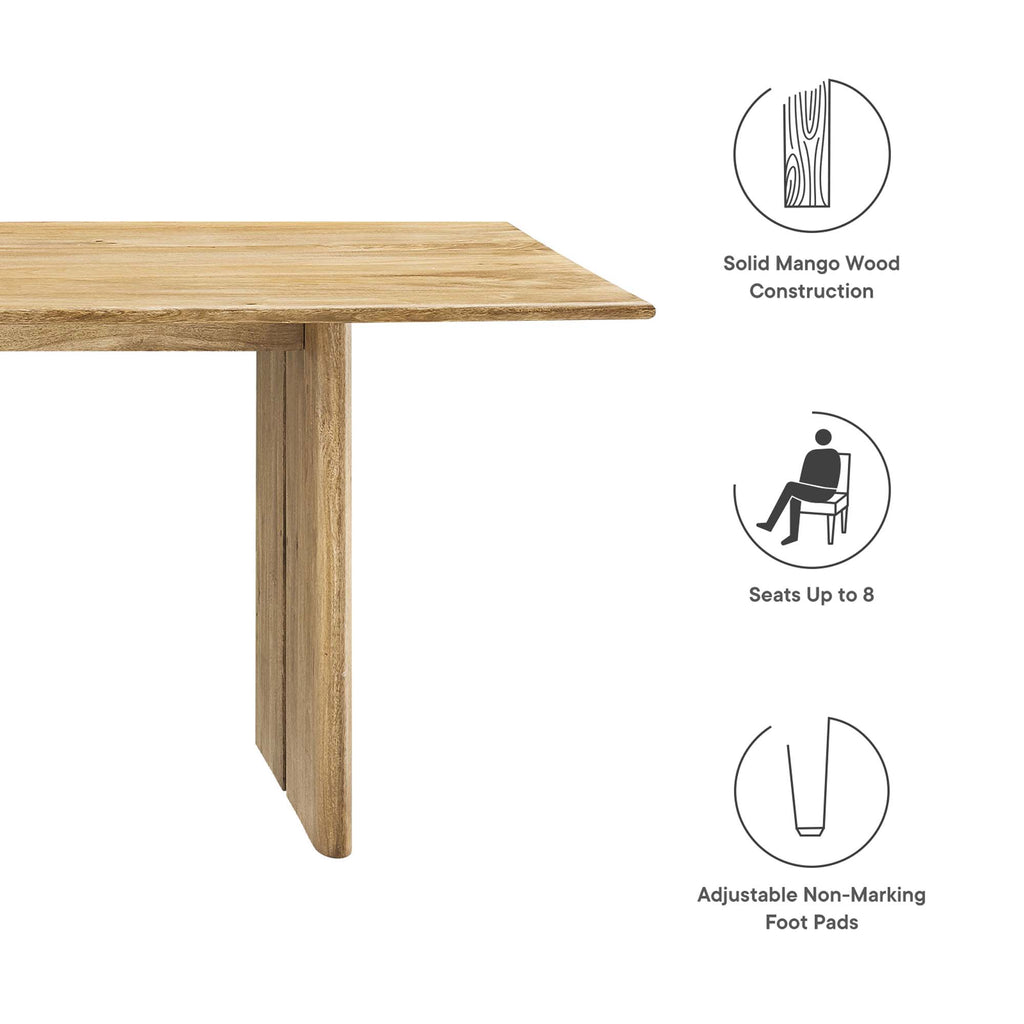 Amistad Wood Dining Table by Modway