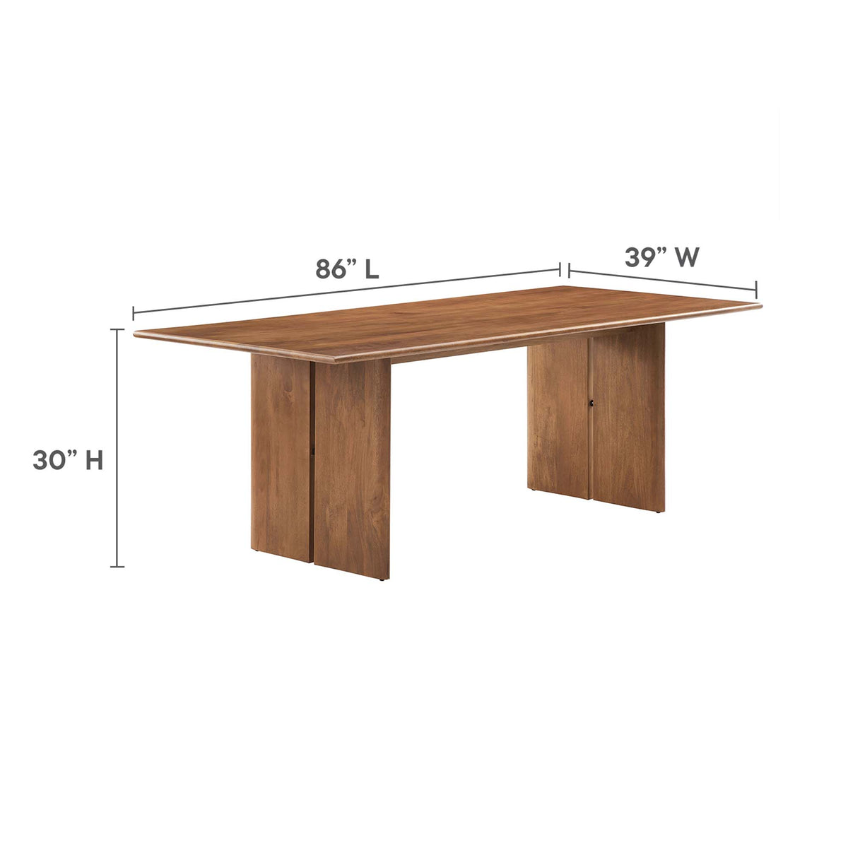 Amistad Wood Dining Table by Modway