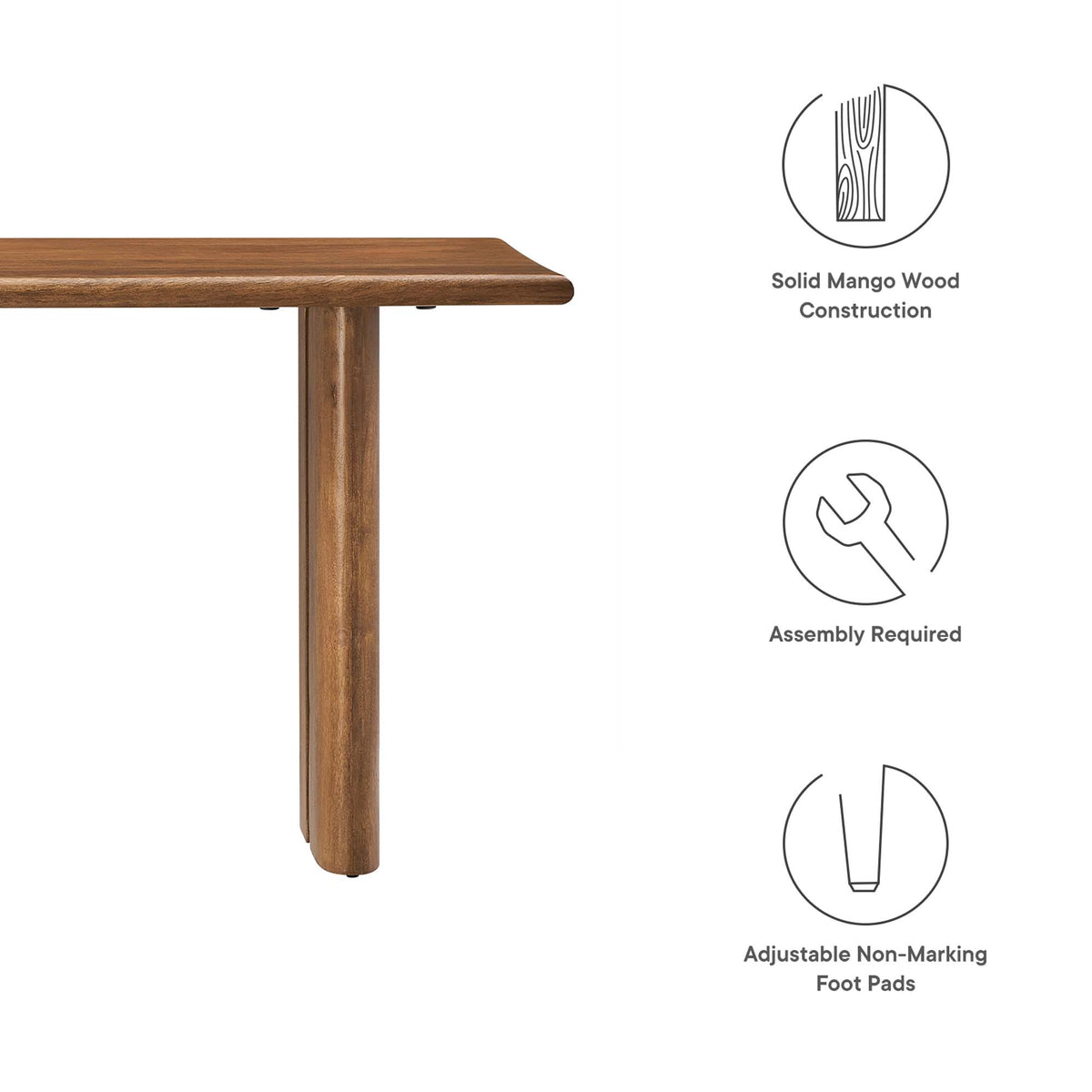 Amistad Wood Bench by Modway
