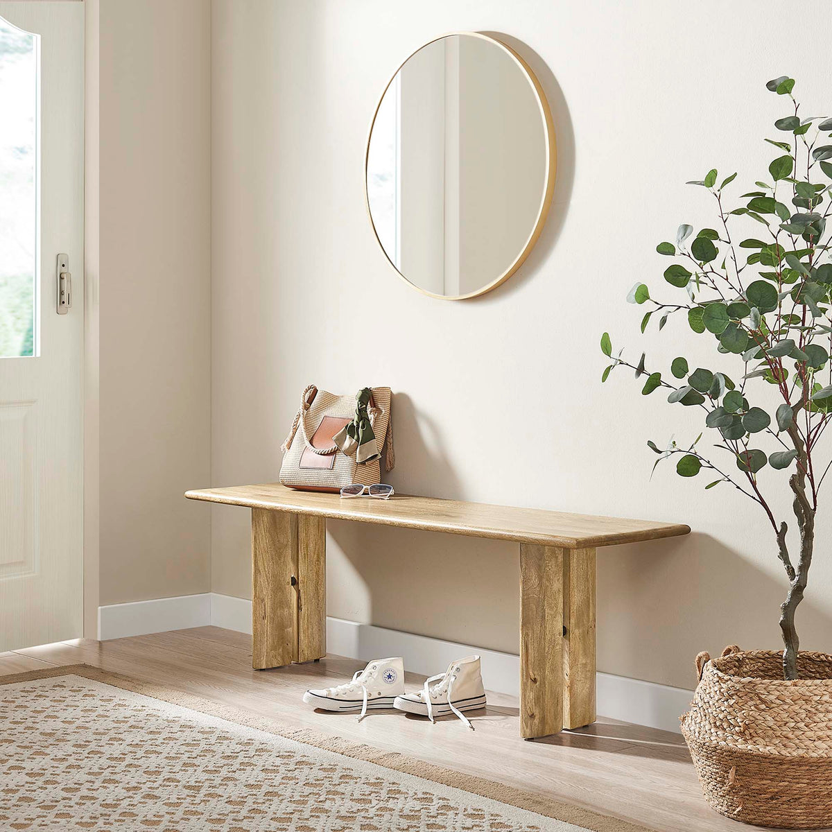Amistad Wood Bench by Modway