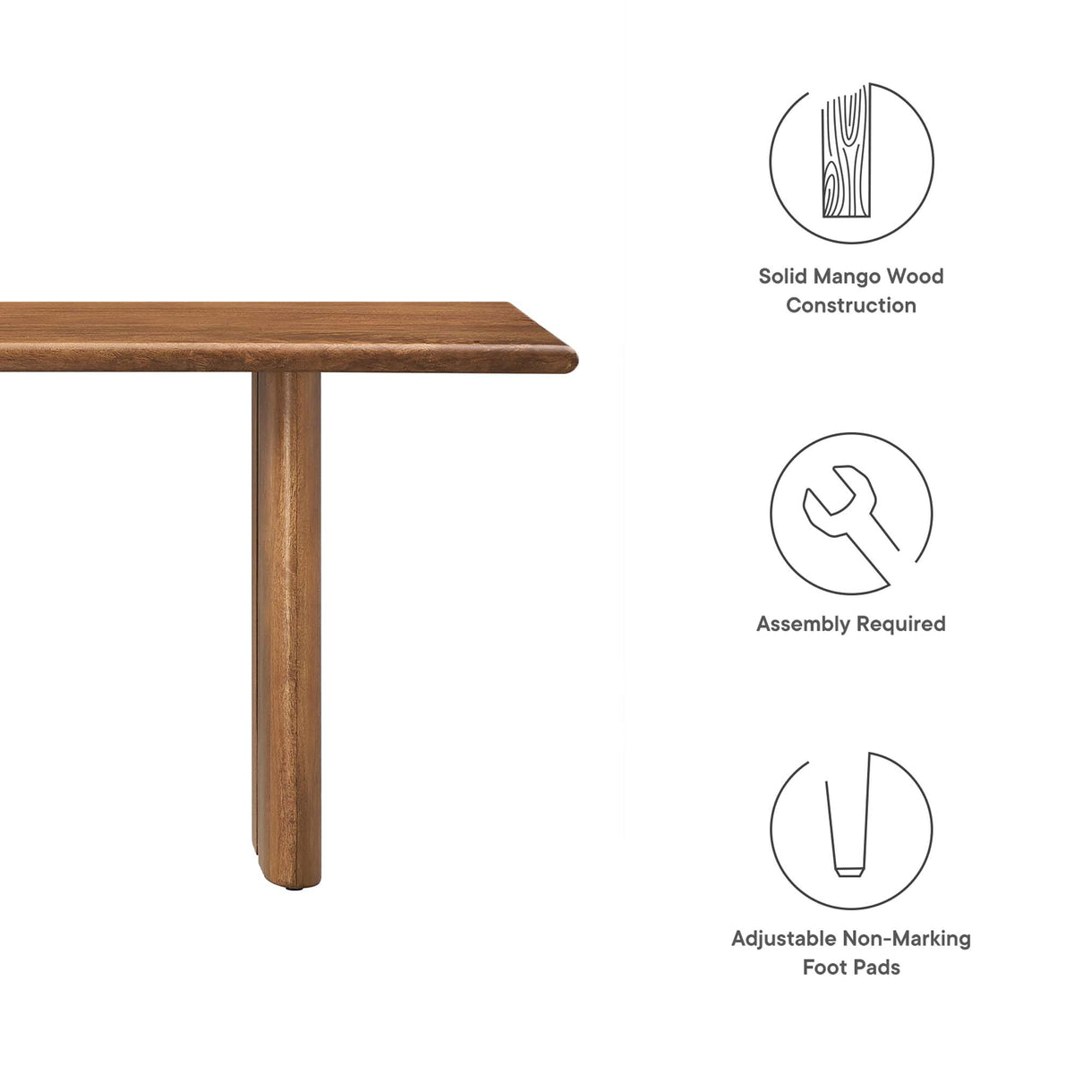 Amistad Wood Bench by Modway