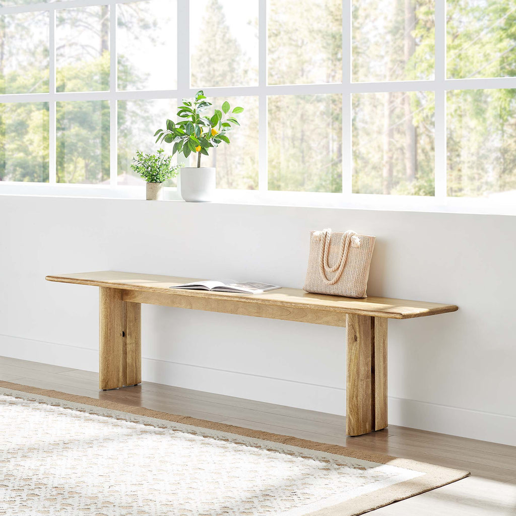 Amistad Wood Bench by Modway