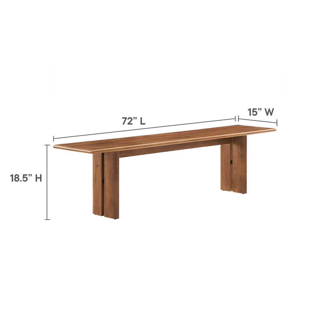 Amistad Wood Bench by Modway