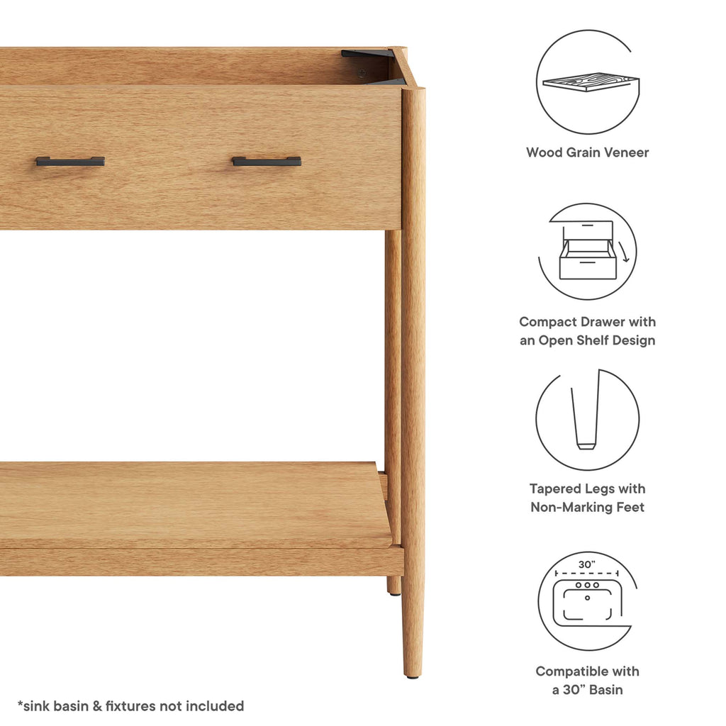 Zaire Bathroom Vanity Cabinet (Sink Basin Not Included) by Modway