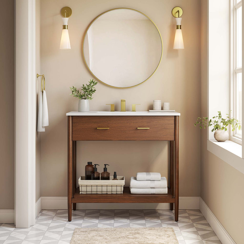 Zaire Bathroom Vanity Cabinet (Sink Basin Not Included) by Modway