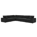 Commix 6-Piece Down Filled Overstuffed Boucle Fabric Sectional Sofa by Modway