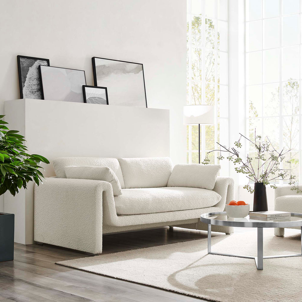 Waverly Boucle Fabric Sofa by Modway