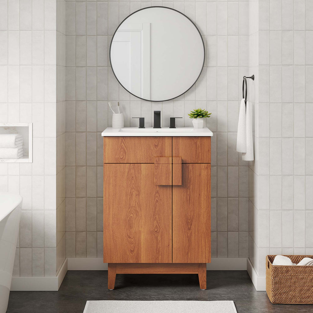 Miles Bathroom Vanity Cabinet (Sink Basin Not Included) by Modway