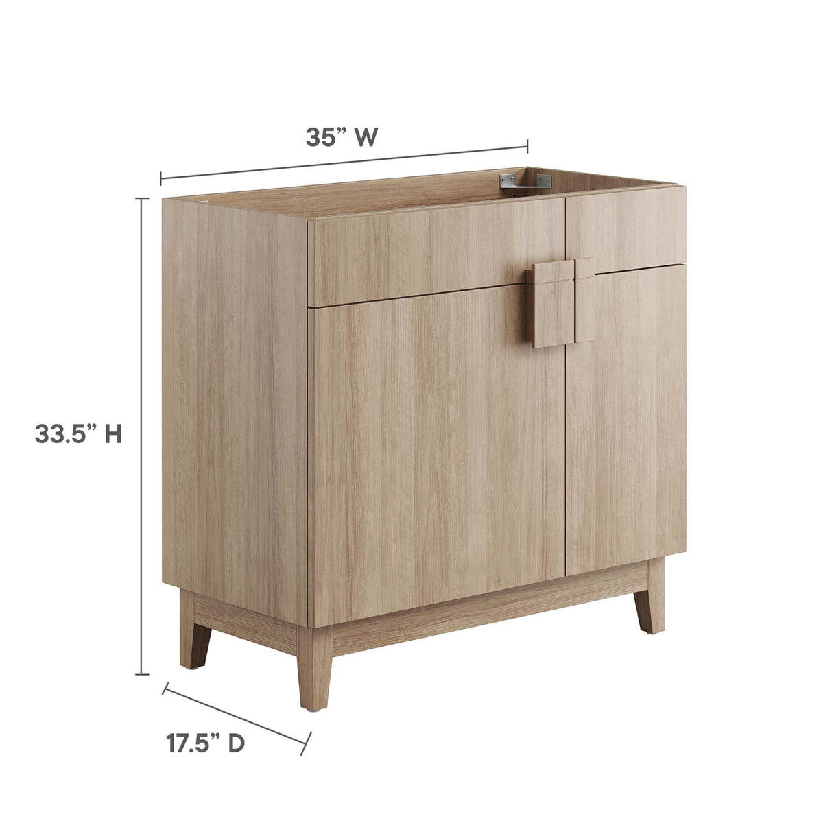 Miles Bathroom Vanity Cabinet (Sink Basin Not Included) by Modway
