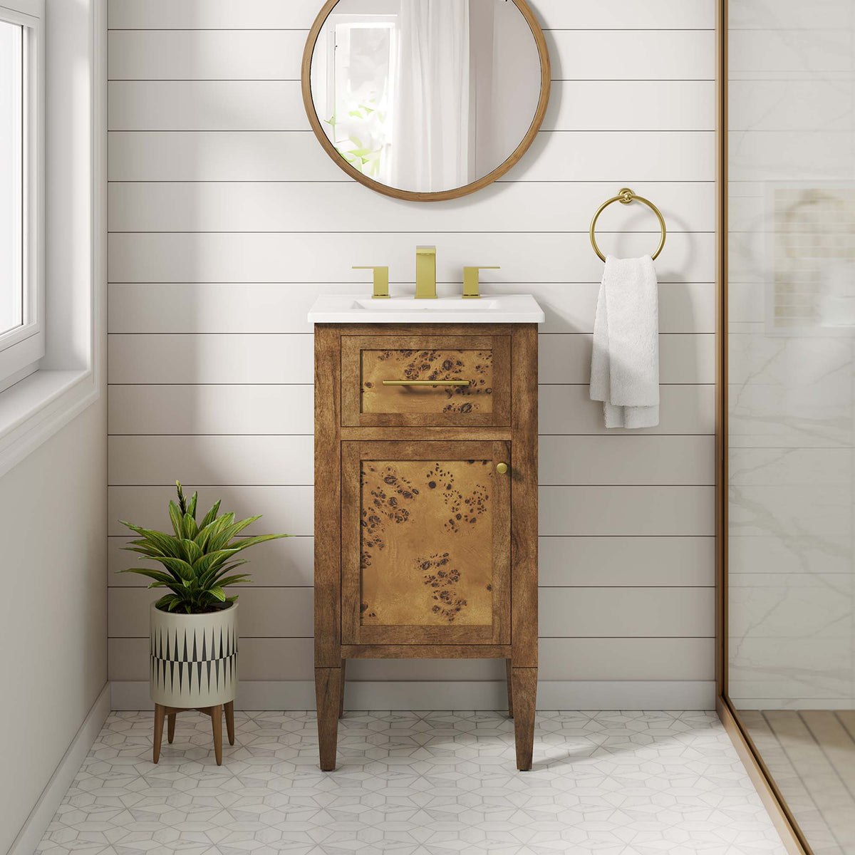 Elysian Wood Bathroom Vanity by Modway