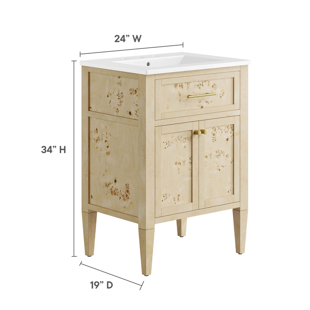 Elysian Wood Bathroom Vanity by Modway