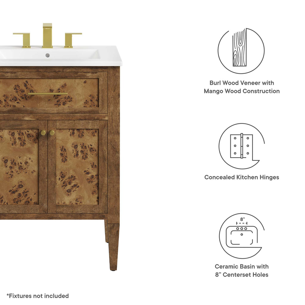 Elysian Wood Bathroom Vanity by Modway