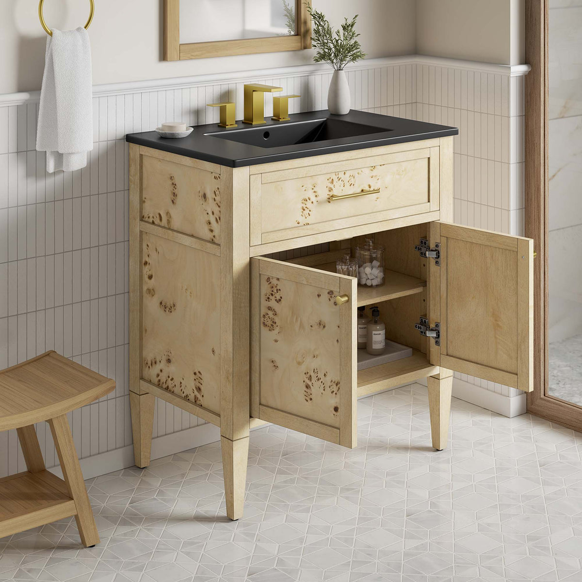 Elysian Wood Bathroom Vanity by Modway