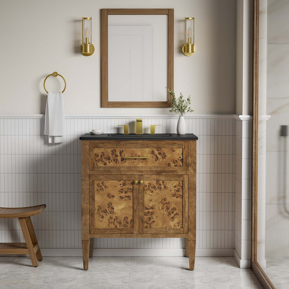 Elysian Wood Bathroom Vanity by Modway