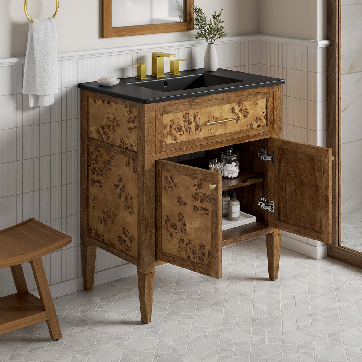 Elysian Wood Bathroom Vanity by Modway