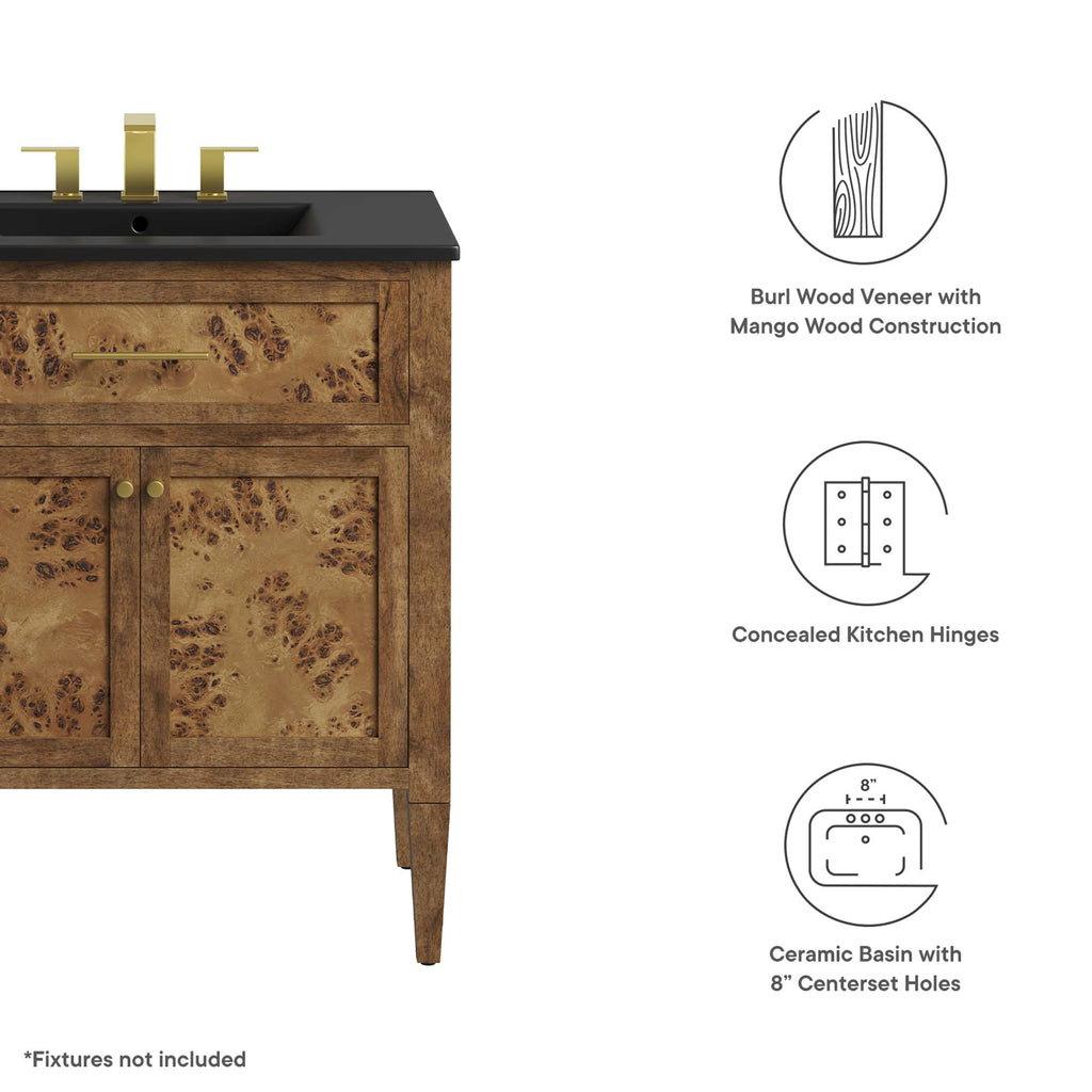 Elysian Wood Bathroom Vanity by Modway