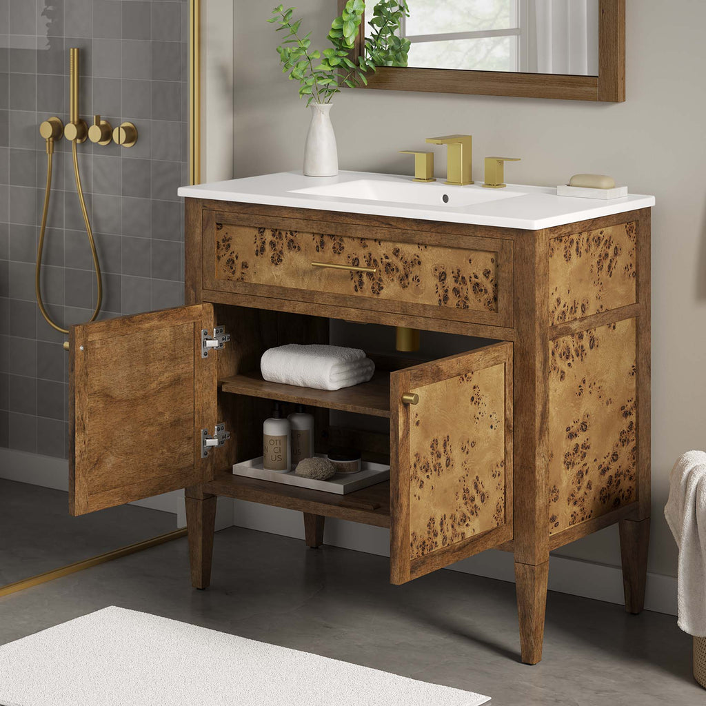 Elysian Wood Bathroom Vanity by Modway