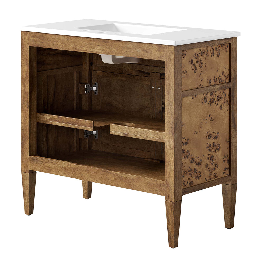 Elysian Wood Bathroom Vanity by Modway