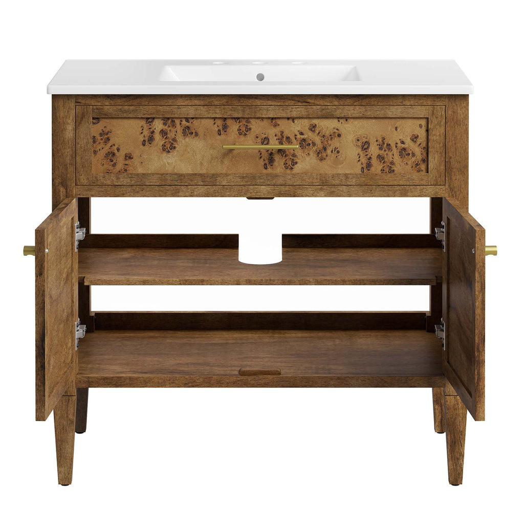 Elysian Wood Bathroom Vanity by Modway