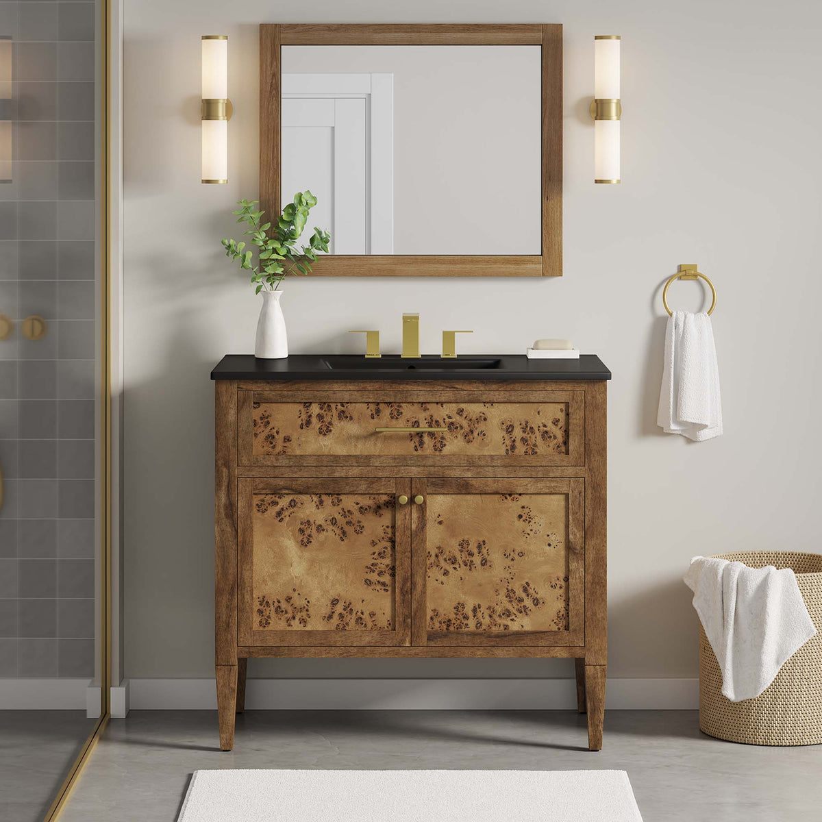 Elysian Wood Bathroom Vanity by Modway