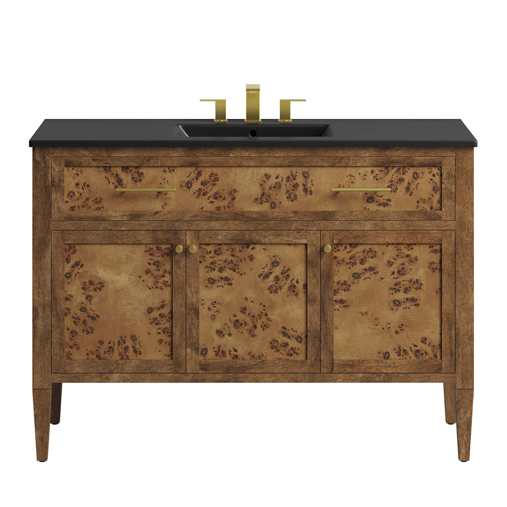 Elysian 48" Wood Single Sink Bathroom Vanity by Modway