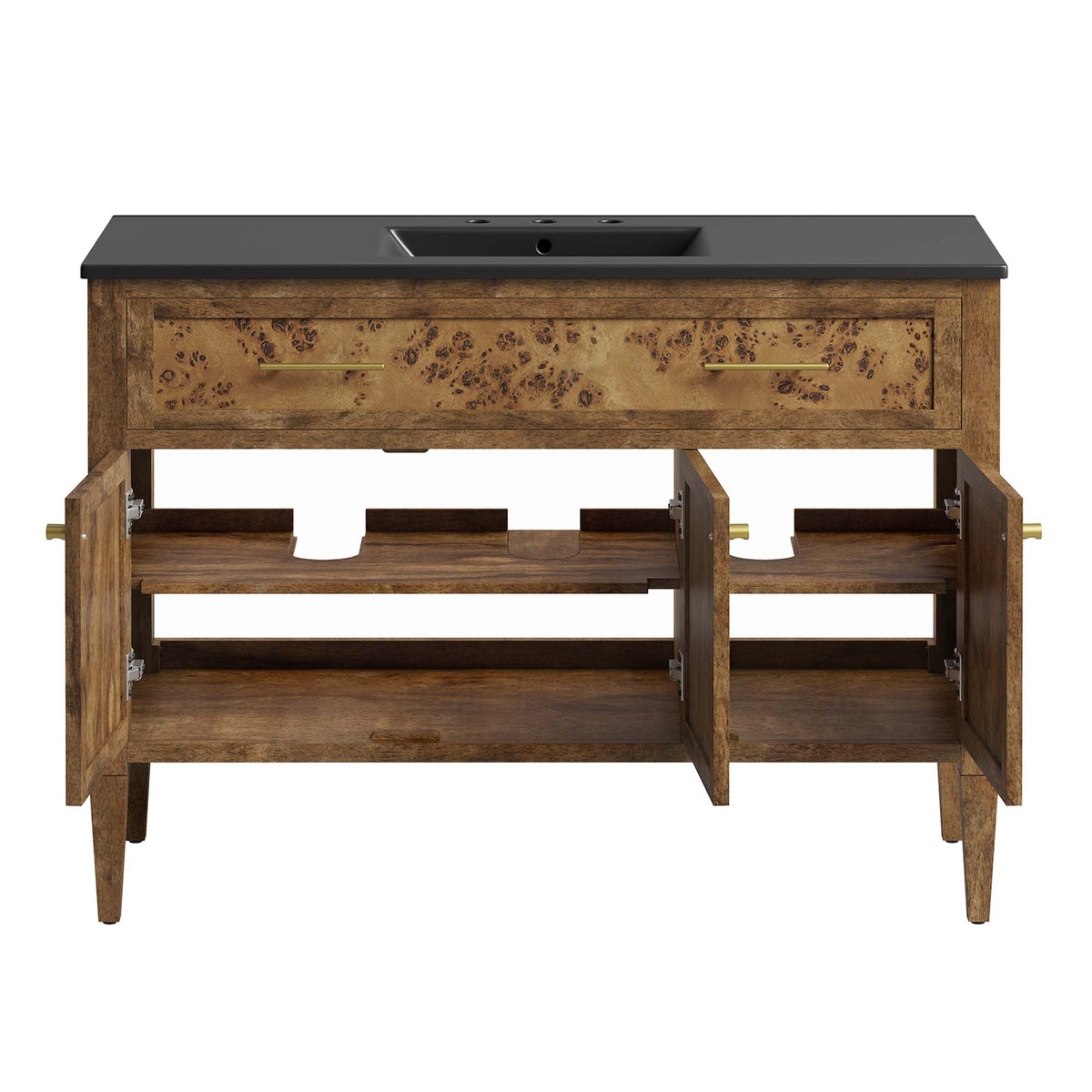 Elysian 48" Wood Single Sink Bathroom Vanity by Modway
