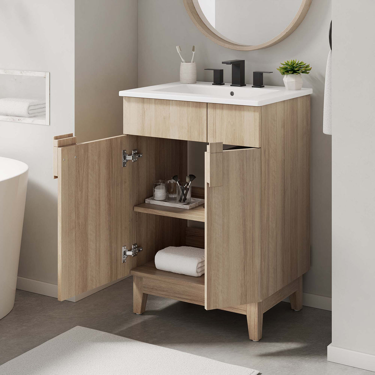 Miles Bathroom Vanity by Modway