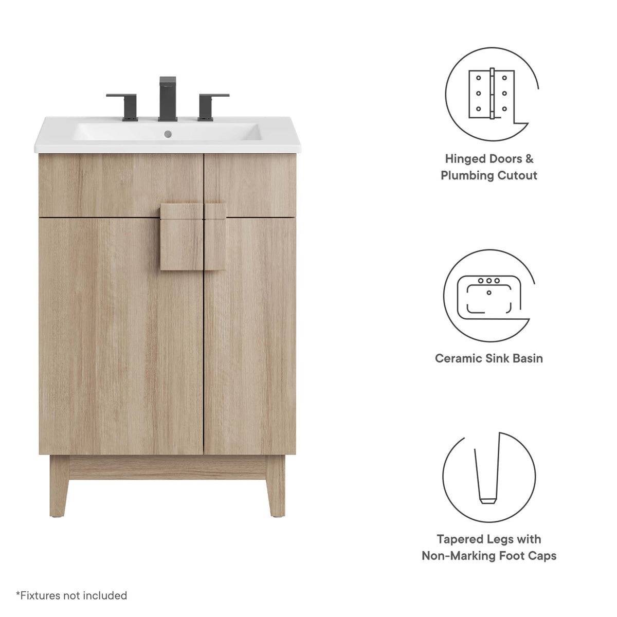 Miles Bathroom Vanity by Modway