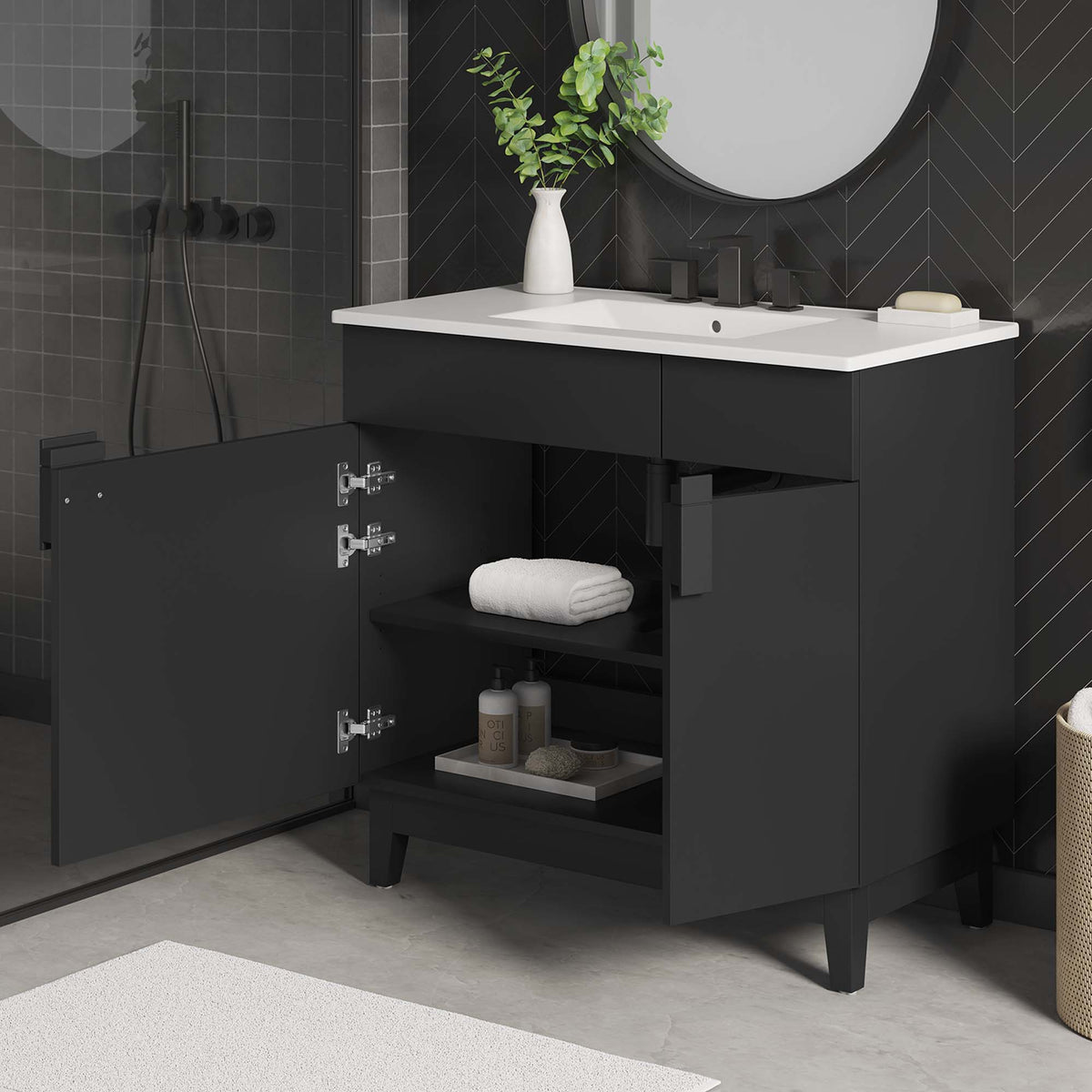 Miles Bathroom Vanity by Modway
